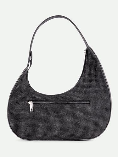 Image of ZOUK Pixi Small Shoulder Bag | Vegan Leather Evening Bag for Women with Shoulder Strap, Zip Closure & Water-Resistant Lining | Stylish Handcrafted Purse |