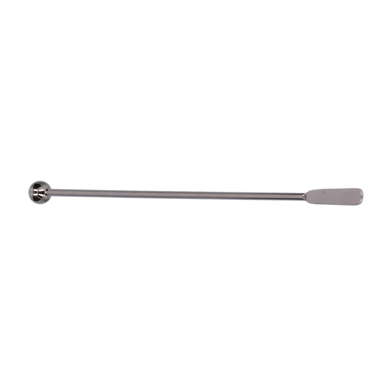 304 Stainless Steel Stirrer, Cocktail Spoon Long Handle Drink Stirring Rod Cocktail Stirring Spoon Wine Muddler Cocktail Mixing Spoon Drink Muddler for Mojitos, Wine, Fruits(Ruthenium Black)