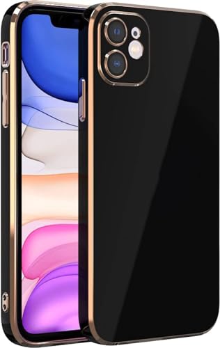 Image of Xmon Back Cover Compatible with Vivo T2 5G / Vivo Y100 [Droproof] [Sweat-Proof] [Fingerprint-Proof] Shockproof Protective Phone Back Case /Black Bumper