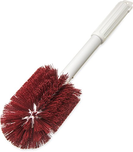 Image of CFS 4000505 Multi-Purpose Round Valve Brush, 4 inch Polyester Bristles, 16 inch Length, Red