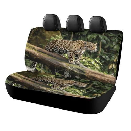 Funda de asiento trasera Jaguar: poliéster elástico de alta resistencia con ajuste universal