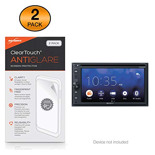 BoxWave Screen Protector Compatible with Sony XAV-AX210 - ClearTouch Anti-Glare (2-Pack), Anti-Fingerprint Matte Film Skin for Sony XAV-AX210
