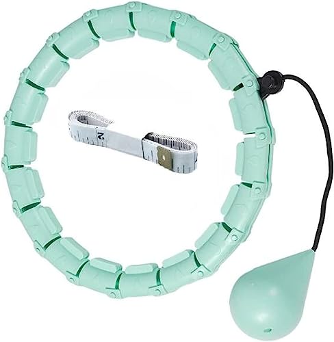 Pterygoid Smart Hula Hoop,Weighted Hula Hoop for Adult 24 Detachable Hula Circle Fitness Ring with 360 Degree Auto-Spinning Ball Gymnastics - Image 2