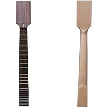 Unfinished 7 String Guitar Neck 24fret 25.5inch Maple Rosewood Fretboard Trapezoid 48 65