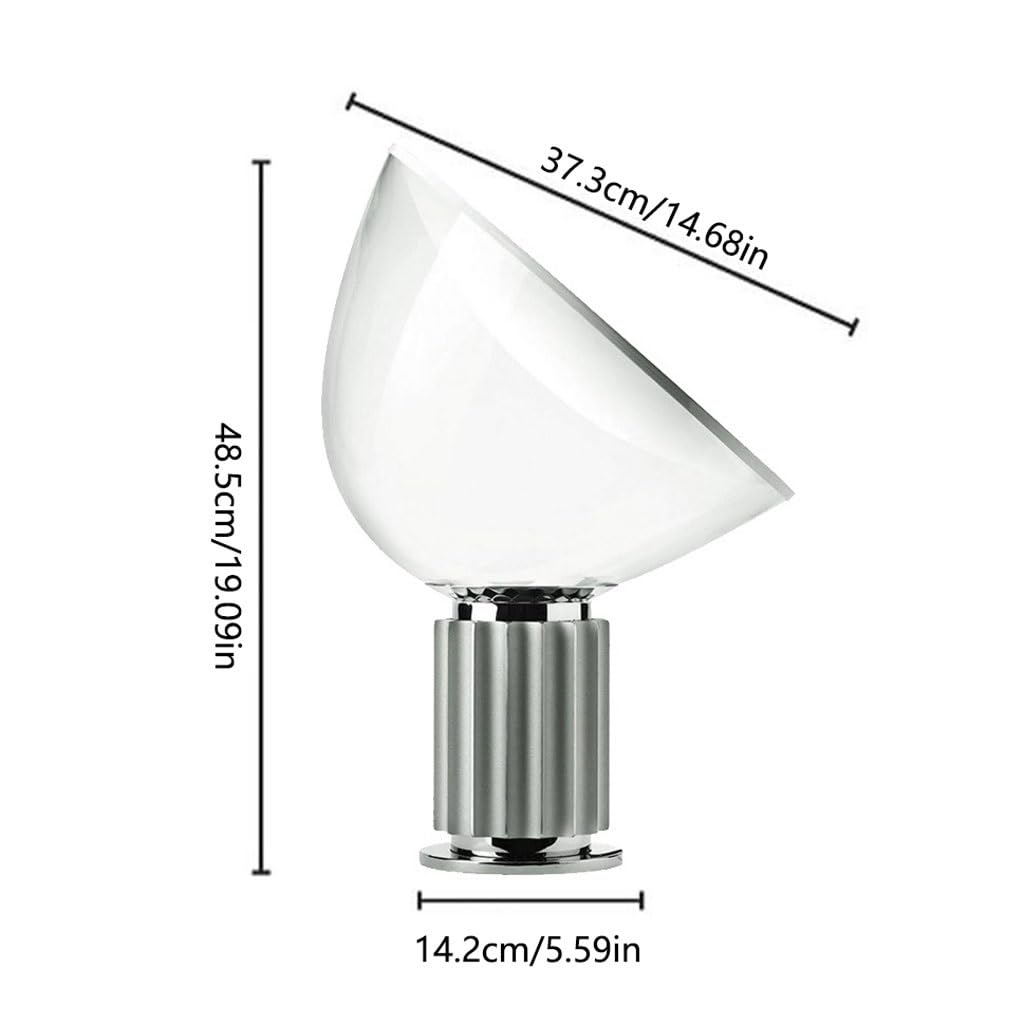 Lampara Escritorio Lámpara de Mesa Creativa Personalizada, lámpara Noche, nórdica Simple y Elegante, Decorativa Moderna Desk Lamp(White)