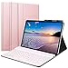 Price comparison product image Upworld Bluetooth Keyboard Case for Samsung Galaxy Tab S6 10.5 inch (Model : T860/T865, 2019), Removable Wireless Keyboard with Leather Cover Support S Pen Wireless Charging, Rose Gold