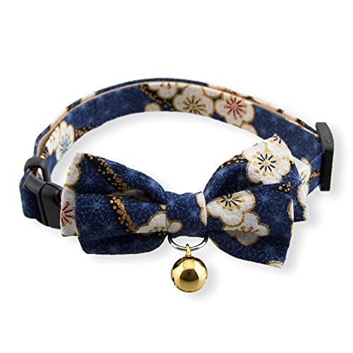 Hanami Katzenhalsband, Fliege, Marineblau Cover