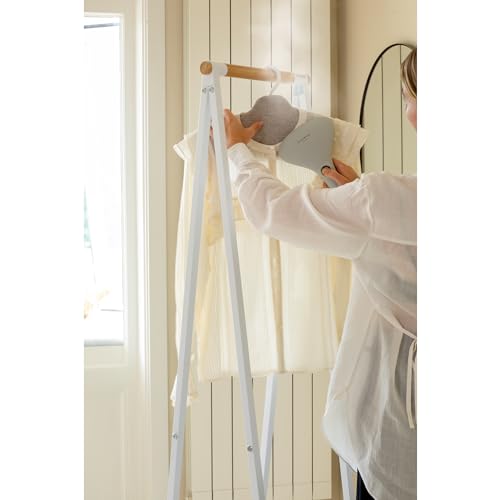 Brabantia - Steam Clothes Hanger - Solid Surface for High-Pressure Steaming on Collars and Shoulders - Quick & Easy Results - Double-Sided Use - Versatile 360° Rotating Hook - Gray by Brabantia - Image 5