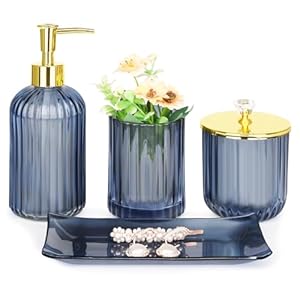 Haturi Bathroom Accessories Set, 4 ...
