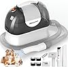 Morpilot Tosatrice per cani con aspirapolvere, super aspirazione con 12000 Pa aspira il 99,99% dei peli di animali domestici