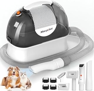 Morpilot Tosatrice per cani con aspirapolvere, super aspirazione con 12000 Pa aspira il 99,99% dei peli di animali domestici