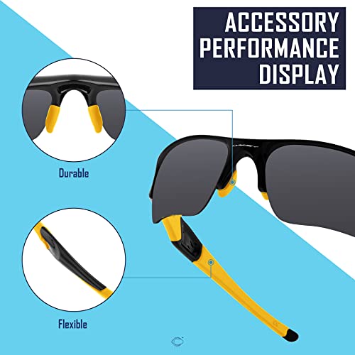Image of SAUCER Replacement Rubber Kit for Oakley Half Jacket 2.0 OO9144 | Half Jacket 2.0 XL OO9154 Sunglass