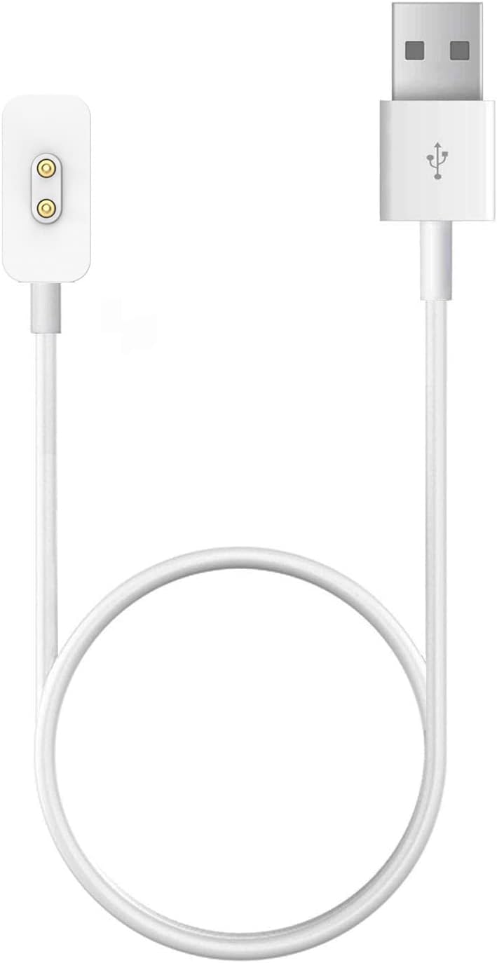Charger Cable Replacement for Xiaomi Mi Band 9/Band 8/Redmi Watch 3/4/5 (White, 1 Pack/1.9Ft)