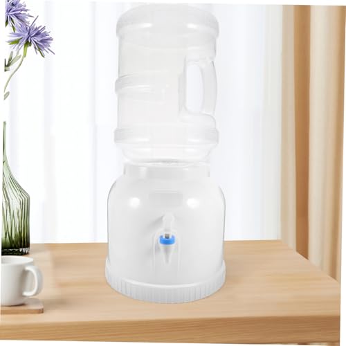 Distributeur eau portable avec robinet et support de bouteille - 8