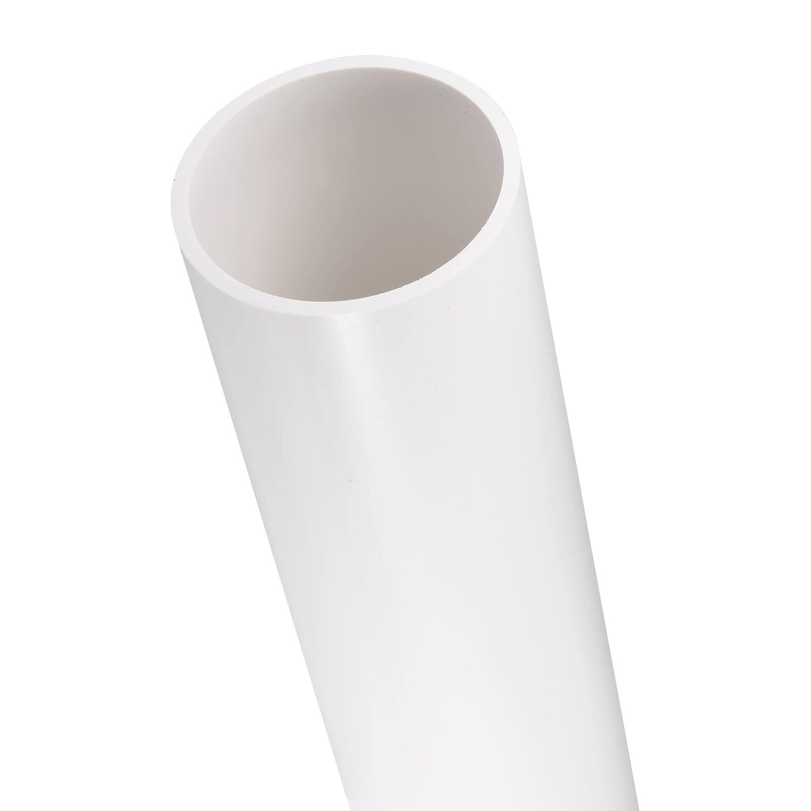 TA-VIGOR Tuyau rond rigide en PVC de 67,8 mm de diamètre intérieur et 75 mm de diamètre extérieur, 0,35 m de long, canal droit à fort impact pour décoration à faire soi-même, système de