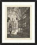  Hochaltar, Taufstein und Hofloge in der Oberkirche, Arnstadt Faksimile_E 6876