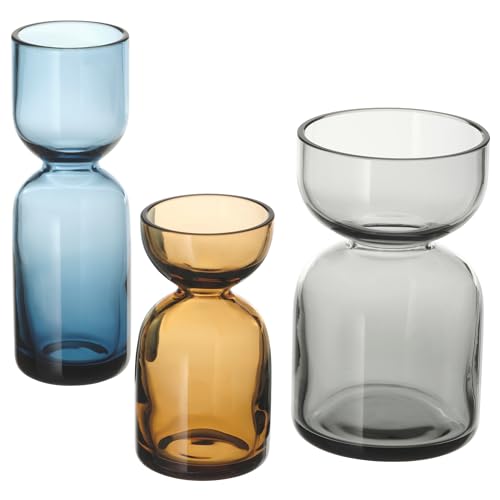 DAKSJUS Lot de 3 vases multicolores ProTuning petit modèle pour décoration d'intérieur - 2