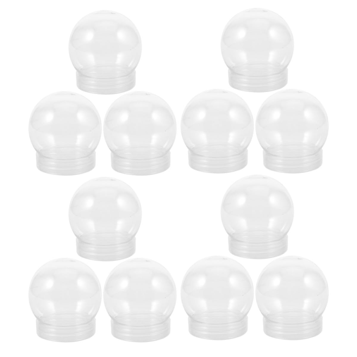 Bola de nieve de Navidad transparente para regalar manualidades personalizadas en fiestas