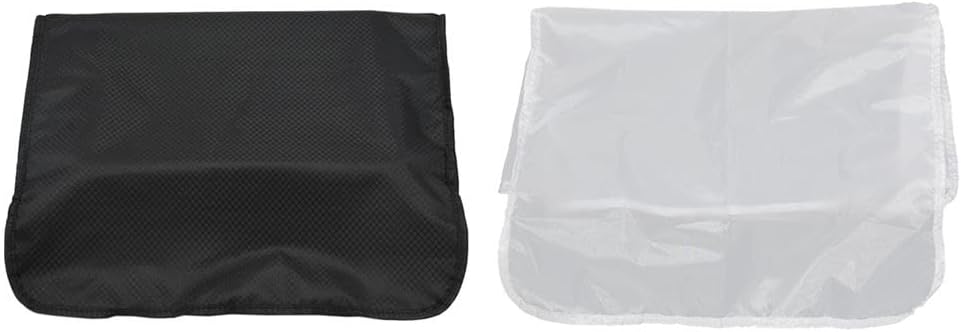 6X Plastic Cover for Back of Chair in Hairdressing Hair Salons Black
