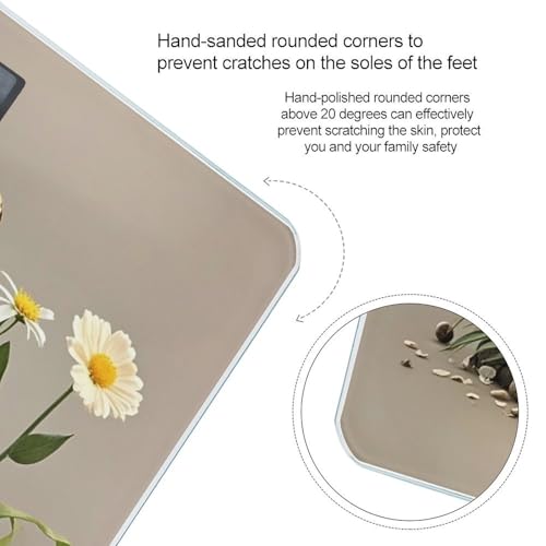 Báscula digital FekiLoot con pantalla grande para baño miniatura 4