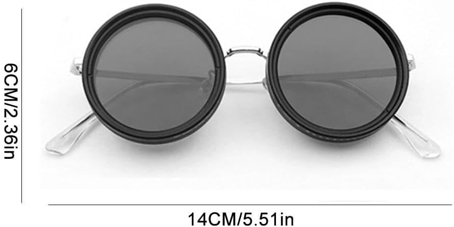 Adjustable Tint Sunglasses 1-9 Gears Rounded Polarized Glasses with ND Filter Lenses Eyewear for Men Driving Anti-Glare2