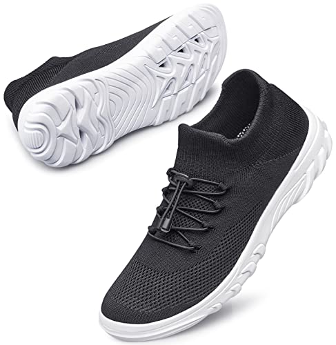 Image of DOUSSPRT Womens Walking Shoes Slip On Hypersoft Sock Tennis Water Sneakers Casual Mesh Comfortable Athletic Breathable Running