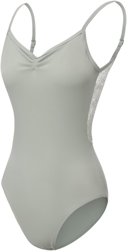 Women's Camisole Leotard for Ballet Dance grils Bodysuit with Adjustable Straps