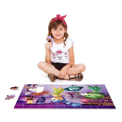 Divertidamente 2 - Quebra-cabeça 120 peças grandão, JAK, Toyster brinquedos