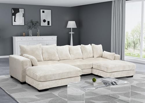 Legend Vansen Sectional Couch with Deep Seat and Wider Arms