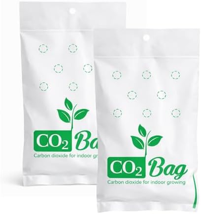 M (2-Pack) - CO2 Generator for Indoor Growing & Greenhouses (Up to 6m² Total Coverage) - Natural Photosynthesis Booster for Plant Growth & Higher Yields - Organic & Maintenance-Free