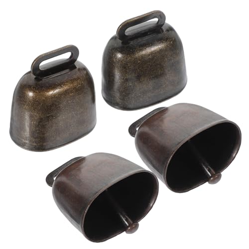 Levemolo Iron Cattle Bell Small Size Grazing Bells Anti-Lost Function for Farm Animals