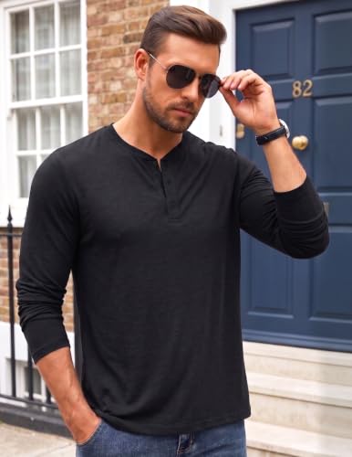 Mens Henley Long Sleeve - image 4