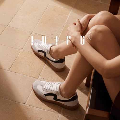 Image of IDIFU Womens Fashion Sneakers Comfortable Cute Casual Tennis Shoes