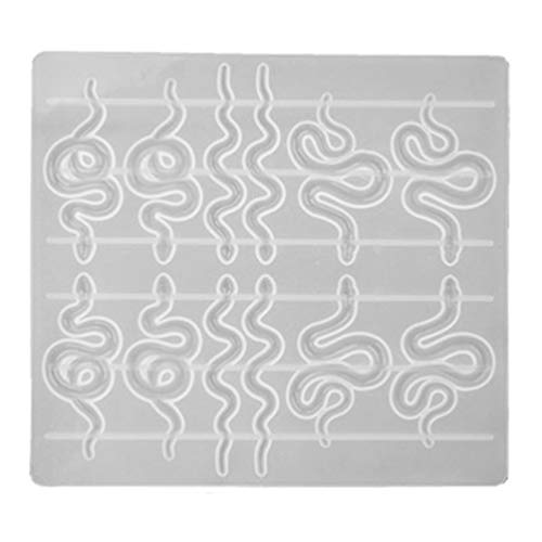 Silikon Ohrring Form Schlange DIY Schimmel Harz Schmuck Silikon Formen für Ohrring Handwerk Guss Anhänger