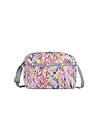 LeSportsac Botanical Burst Daniella Crossbody Bag, Style 2434/Color F972, Abstract Watercolor Style...