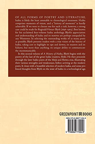 A History of Haiku (Volume Two): From Issa up to the Present