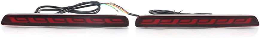Dreamseek Rear LED Reflector Tail Light for Honda CR-V CRV 2023+ Brake Bumper Lamp with Dynamic Sequential Turn Signal (Red Lens)