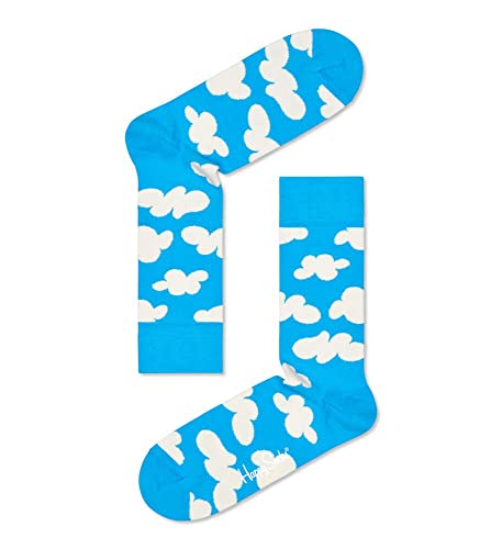 Happy Socks Unisex Cloudy Socks, Blue, 36-40