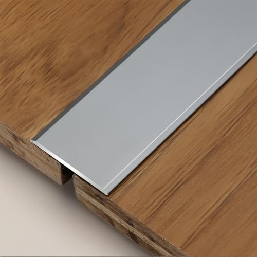 CMJYMX Umbral de desnivel del suelo – 90 cm tira de transición de aluminio, perfil de transición para suelos, irregularidades del suelo y laminados (gris, 3,50 cm)