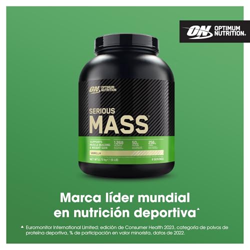 Optimum-Nutrition-Serious-Mass-Proteina-en-Polvo-Alta-en-Calorias-Ganador-de-Masa-Muscular-con-25-Vitaminas-y-Minerales-Monohidrato-de-Creatina-y-Glutamina-Sabor-Vainilla-8-Dosis-273-kg