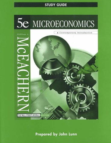 Study Guide for Microeconomics: A Contemporary ... 0538888520 Book Cover