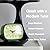Kikkerland Battery Operated Retro Vintage Style Desktop Nightstand Bedside Office Classic Simple Alarm Clock, Beeping Alarm, Glow in Dark Hands, in Green