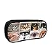Produktbild Fashion School Pencil Case, Collage aus verschiedenen süßen Haustieren Pen Bag Office Stationery Bag für Schul- und Büromaterial