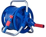 Garden Hose Reel with 20 m hose, 3 conectors and hose nozzle خرطوم مياه بالبكرة 1/2" بالوصلات و الرشاش by circle tools