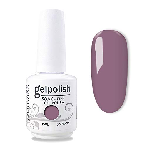 MOIBASE 15ml Gel Nail Polish Lacquer Shiny Color Soak Off UV LED Professional Manicure Taupe 1579