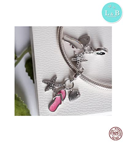 Berloque EU AMO PRAIA 2 em Prata 925