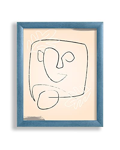 Cadre photo Arne de Vogel Design bleu clair 49x64 en verre acrylique robuste