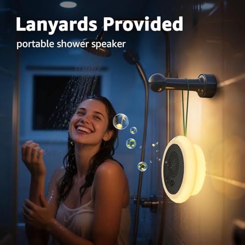NiceBuy 2-Pack Floating Pool Speaker with Lights LED Show Water-Resistant Portable Floating Pool Lights USB Rechargeable Cordless with Remote for Swimming Pool Beach Outdoor by NiceBuy - Image 5
