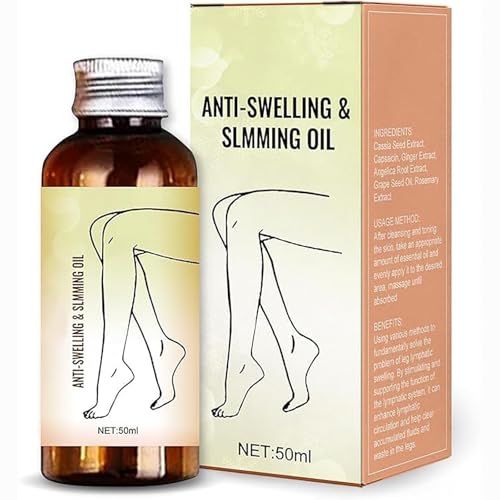 Aceite de Masaje Swellclear para Piernas, Reduce la Hinchazón de Piernas Naturalmente para Mujeres y Hombres, de Rápida Absorción y Textura No Grasa (1PCS)