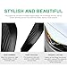 FDAIUN Headlight Eyebrow Car Eyelids Sticker Cover Decal Trim ABS Styling Sticker for Ford Escape Kuga 2017 2018 2019 Exterior Accessories 2Pcs (Glossy Black)